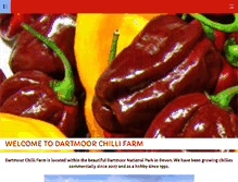 Tablet Screenshot of dartmoorchillifarm.com